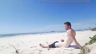 Hot Amateur Boys Cumming on the Beach! - Warm day at the beach boys porn