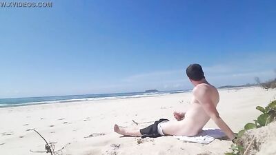 Hot Amateur Boys Cumming on the Beach! - Warm day at the beach boys porn