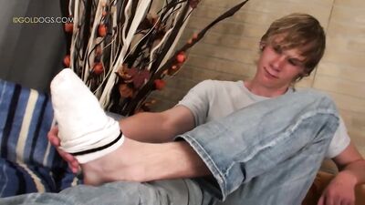 Blond Foot Worship - Stinky Dirty Socks