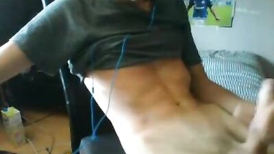 Gay Twink Porn - Busting Out A Load in the Bedroom!