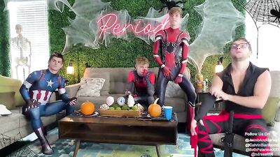 Gay Boys Heroes Group Sex on Cam: Amature Bareback Fetish Gay Porn Videos!