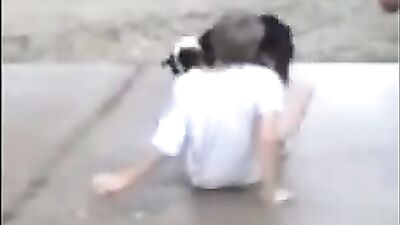 Tuba Dogg Attack! - Gay Porn Fun with Dogs and Tubas!