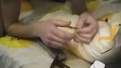 Teen Gay Boy Watches Porn and Masturbates on the Couch!