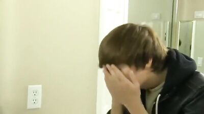 Gay Teen Restroom Encounter: Action Ass Play Cum Shots!