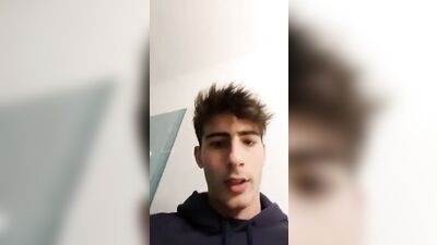 Hairy Uncut Twink Cum in the Bathroom Porn - Amature Handjob Cums!