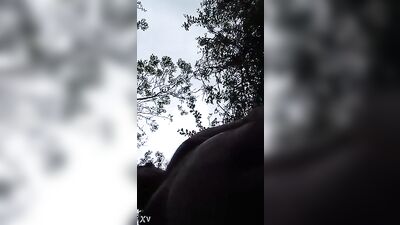 Naked Chubby Boy Masturbates in the Woods and Cums