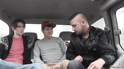 Gay Porn Car Threesome Bareback Oral Cum Play Videos