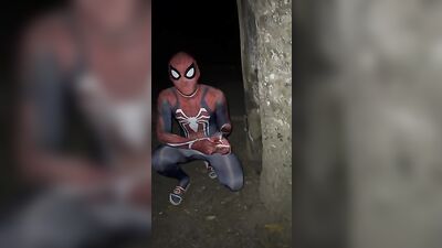 Brazz Spiderman: Action Amateur Straight Boys!