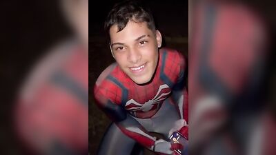 Brazz Spiderman: Action Amateur Straight Boys!