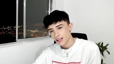 Latino Massimo Cumshots Party Fever: Colombian Twink Fun Handjob and Dance Mix!