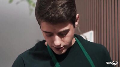 Passionate Twinks Take Center Stage in Steamy Sex Show