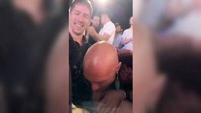 Gang Bang in Public: Daddys Big Boys Celebrate!