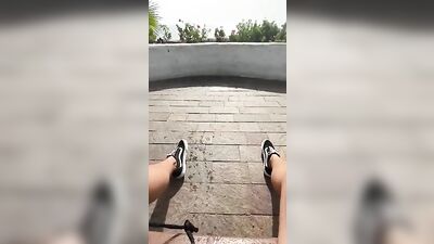 Straight Pornstar Cums in Public! - Gay Porn Parody