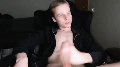 Russian Solo Web-Cam Handjob Big Cocks Fat Dicks Sperma Shooter Jerking