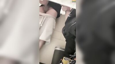 Young Twinks Cum in Public Toilet: The Ultimate Voyeur Experience