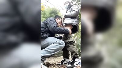 Public Outside BJ Boys - Blowjobs in the Park Porn