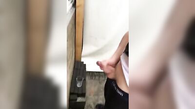 Cumming outside & wetting myself: Abx-5150 Gay Porn Video