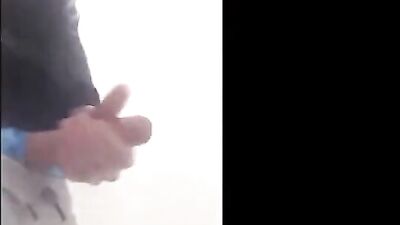 Young Twink Cumshot in School Bathroom - Cute Boy Webcam Handjob