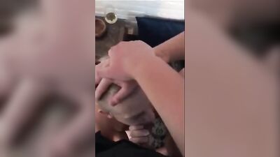 Czech Blonde Lustfully Devours Two Big Cocks