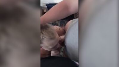 Czech Blonde Lustfully Devours Two Big Cocks