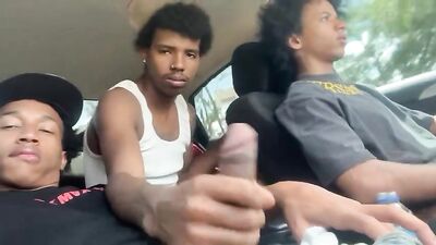 Bro wanted a ride but ain’t have no gas money so I told him stroke my shi for the free ride - A Gay Porn Classic Rebooted!
