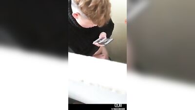 Chubby Guys Toilet Adventure: Sky Twits Gay Porn Video