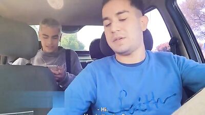 Cumming with Cute Blonde Boys in Taxi Boys Porn: Stroking Horny Drivers Cocks!