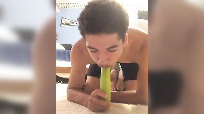 Black Cucumber Kingpin: Horny Teens Steamy Sexcapade!