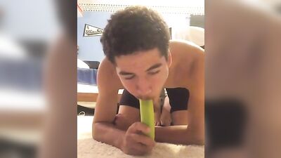 Black Cucumber Kingpin: Horny Teens Steamy Sexcapade!