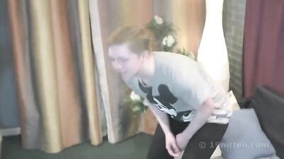 Jerking Off Daxtons Small Cock: The Chubby Russian Teens Journey to Pleasure!