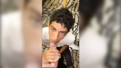 Handsome Twink Cocksucker Sucks A Big Dick II: Harder and Faster!