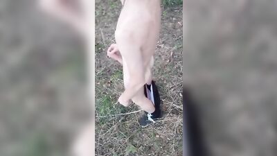Russian Wildman Caught Jerking Off in the Park! Hardcore Gay Porn Action - [MC]-[259]