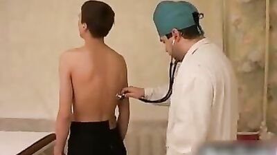 Russian twink examined by a crazy doctor teen porn