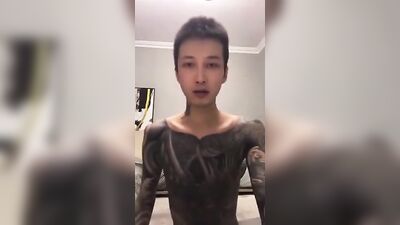 Asian Body Tattoos - Cum Shots, Fetish Footage & Handjob Fun!