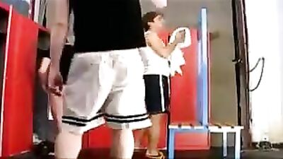 Discovering Cute Twink in Locker Rooms
