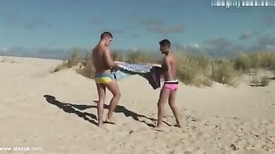 Sex on the Beach - Hardcore Gay Porn Action