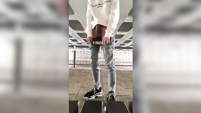 Outdoor Jacking: Exploring New Heights with Gay Porn Stars!