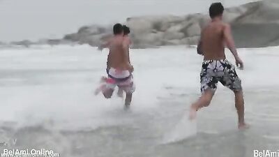 Straight from Dreamland: Bareback Threesome with Big Cocks