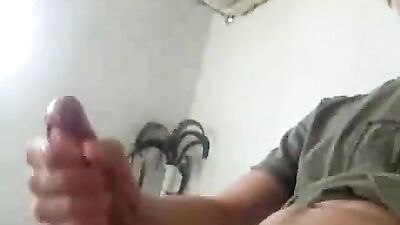 Blonde Muscle Boy Solo Cumshot Selfie Cam!