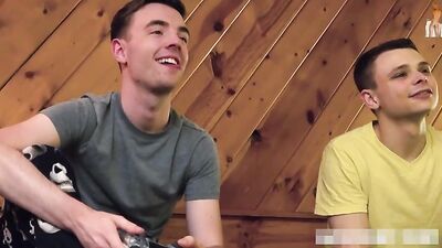 Gay Porn Hot Twinks Lovin It - Bareback Action Sexy Boys Fuck!