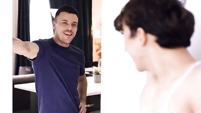 Gay Porn Videos: Daddys Playful Boy Enjoys Bareback Action with Big Cocks and Cum Shots!