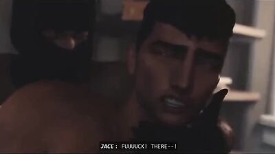 Gay Porn Animation Adventures: Intruder Strikes Again! Gay Porn Bareback Big Cocks Raw Oral Action Cartoons Blowjob!