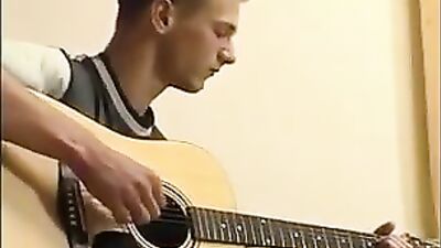 Gay Porn Twink Guitar Mania - Tight Anal Action!