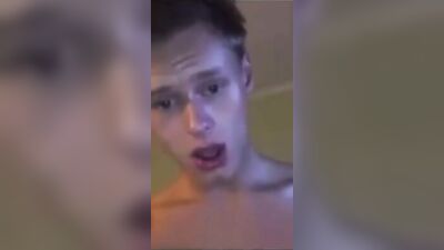 Cute blonde show ass and wanking: Amature Bareback Big Cocks Cum Shots Solo handsome cute blonde selfie cam