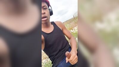 Latino Black Teen Wanking Heats Up with X-rated Adventures!