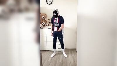 Football Jerk Off: Cum Shots and Big Cocks