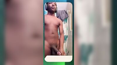 Gay Facesitting Desire - I Love Stoking with My Homie on FaceTime