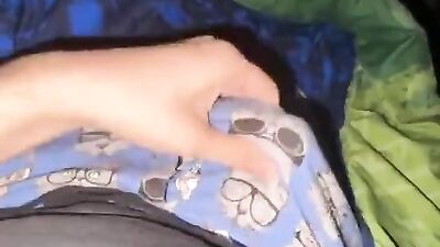 Hot & Lustful Bedroom Adventures! Amateur Solo Boy Wanking Fun