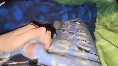 Hot & Lustful Bedroom Adventures! Amateur Solo Boy Wanking Fun