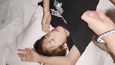 Attack The Sleeping Asian Boy - Explosive Asshole Play